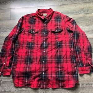 Timberland Red Plaid Men's Shirt